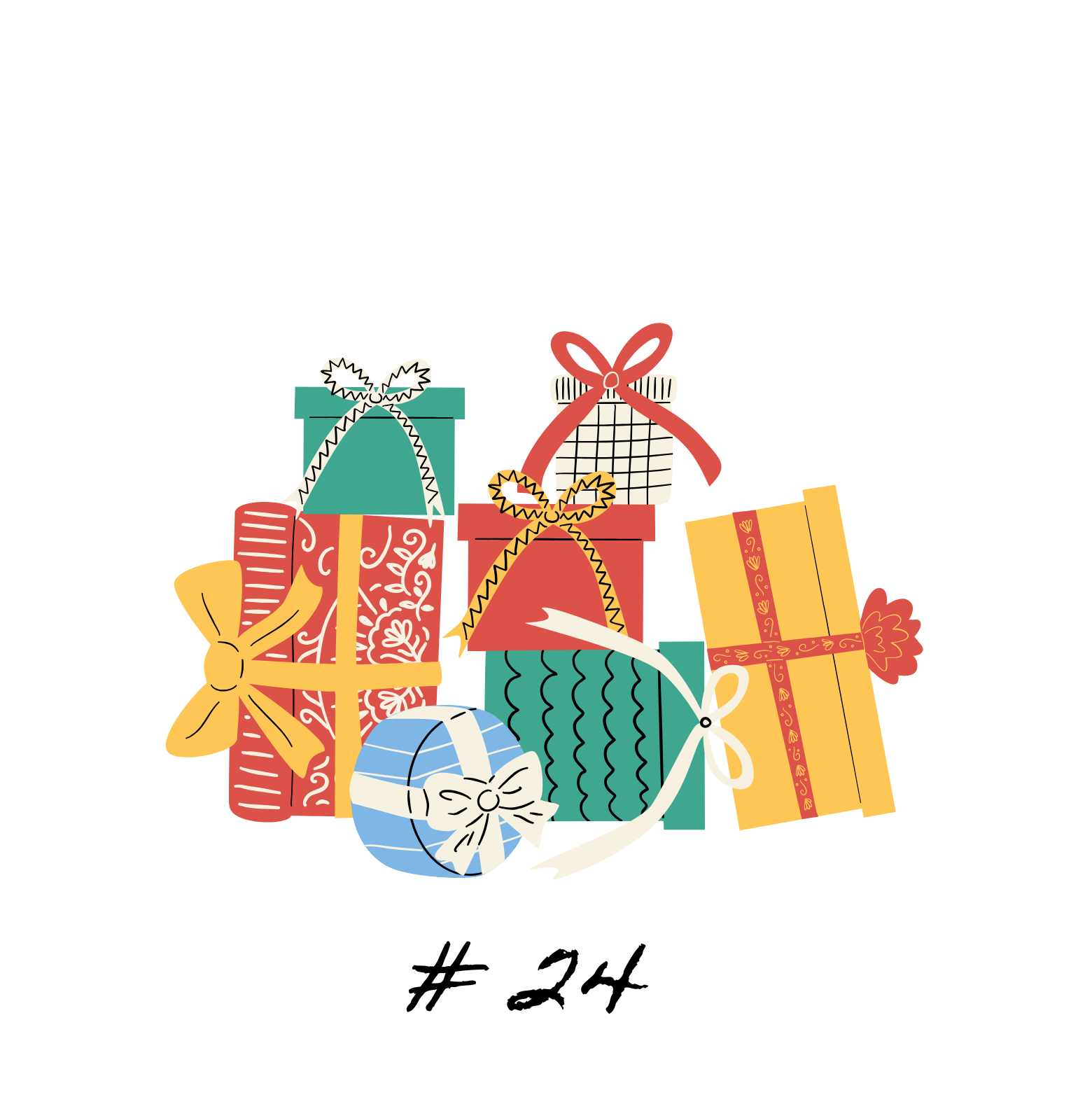 # 24 Beschenkt